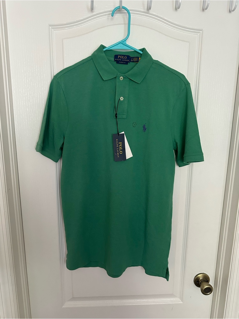 Polo Ralph Lauren Classic Fit Short Sleeve Polo Shirt Green NWT Size Small